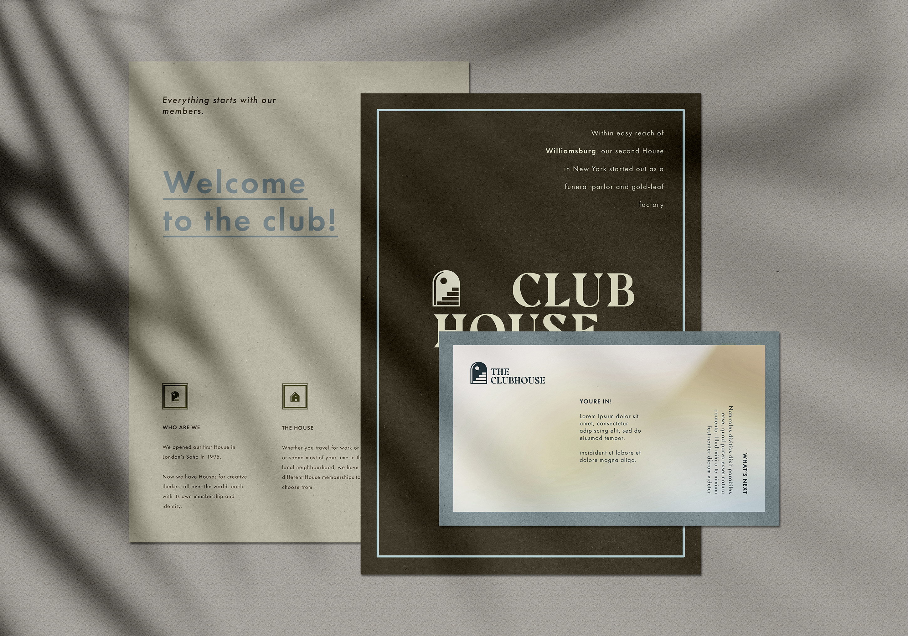 The Clubhouse stationary