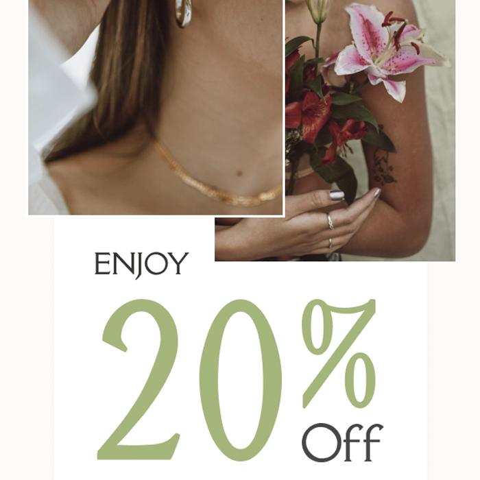 Preview of a jewelry brand email